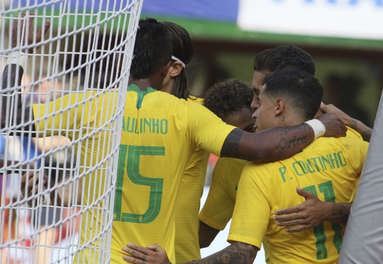 สามประสานกองหน้าทีมชาติ บราซิล ผู้มีชื่อทำประตูในเกมนี้