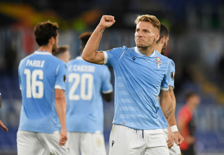 Lazio striker Ciro Immobile is at the top of his form