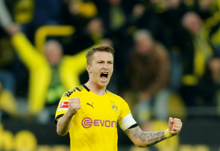 Borussia Dortmund's Marco Reus scored against Borussia Monchengladbach