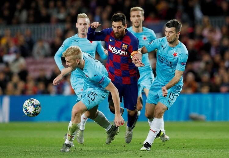 Leo Messi hasn't hit a goal as Barcelona sealed a 0-0 draw with Slavia Prague in the Champions League