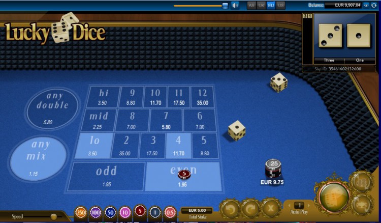เกมไฮโลออนไลน์ฉบับคลาสสิกน้องใหม่ กับ Lucky Dice จาก SBOBET