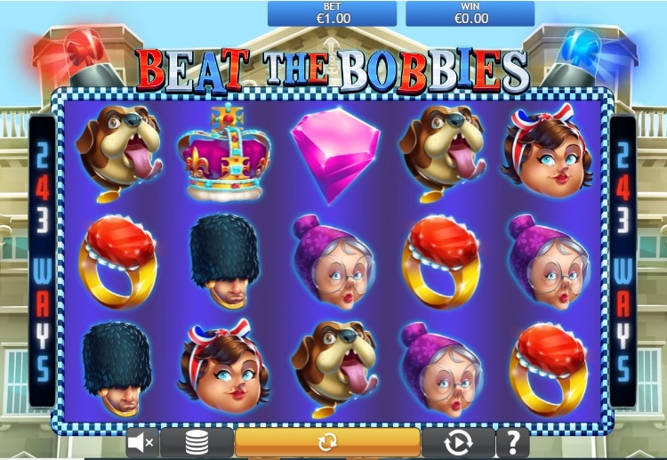 Beat The Bobbies không giống như trò chơi đổi thưởng điển hình của Eyecon Games