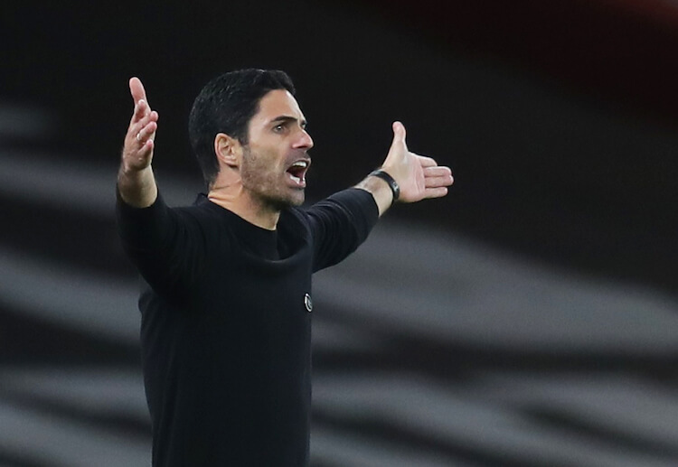 Mikel Arteta and his Arsenal squad lose to Leicester City in the Premier League, 0-1