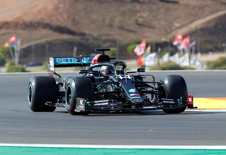 Lewis Hamilton struggled for pace in the Portuguese Grand Prix FP2