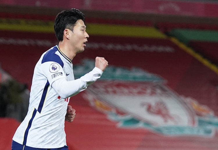 英超 托特纳姆 的孙兴慜的行动瞬间