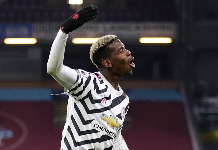 英超 曼联 的博格巴的行动瞬间