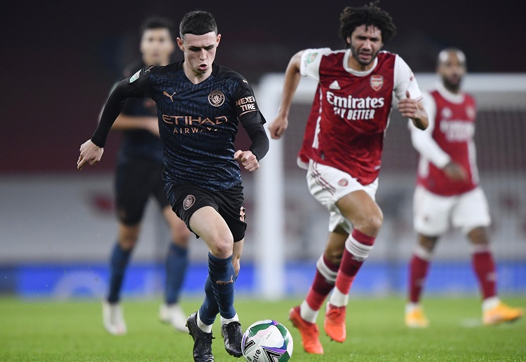 英超曼城福登的赛场动态