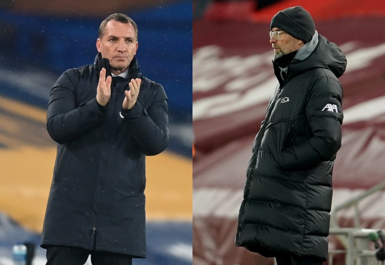 Brendan Rodgers dan Jurgen Klopp berhadapan di King Power Stadium