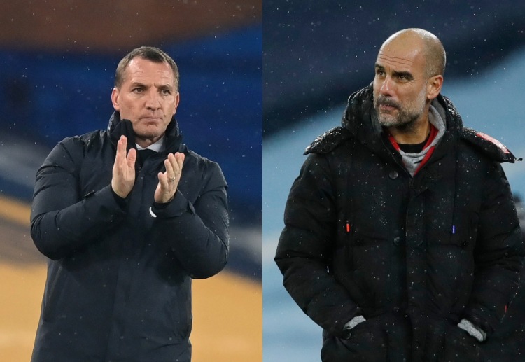 Pep Guardiola lebih diunggulkan atas Brendan Rodgers di Premier League