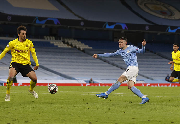 Phil Foden cetak gol penentu di menit akhir perempat final Liga Champions