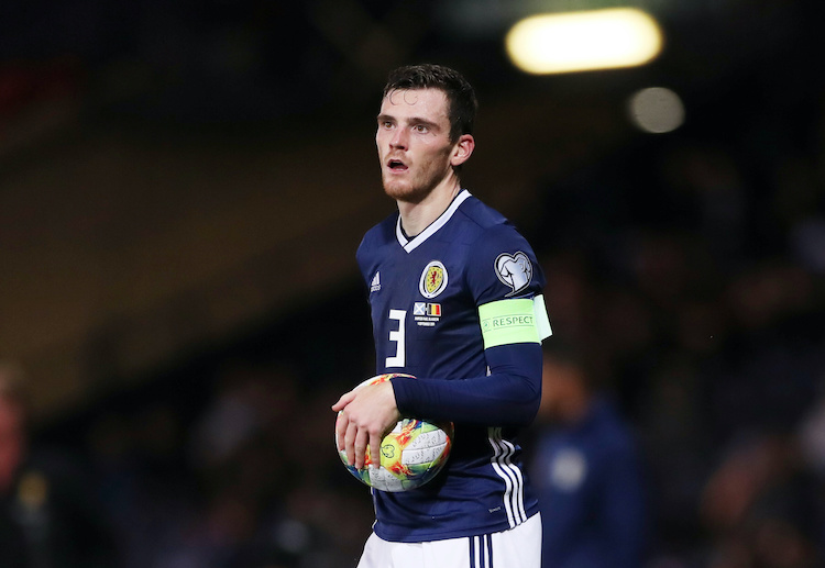 Andrew Robertson is now fit to play for Scotland's World Cup 2022 qualifier against Denmark