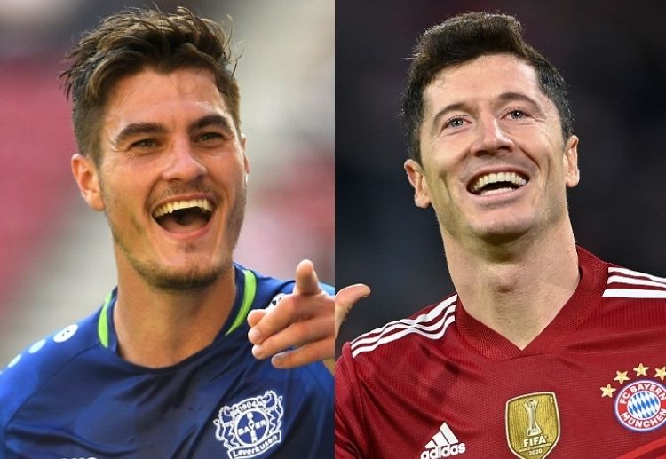 Who will be victorious between Patrik Schick and Robert Lewandowski in leading their teams to a Bundesliga win?