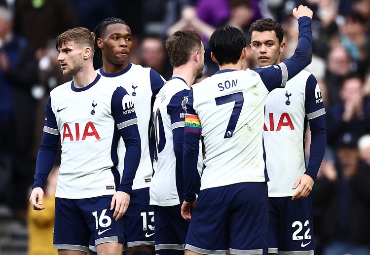 Tottenham xếp thứ 7 trên BXH Premier League 2024/25 sau vòng 13