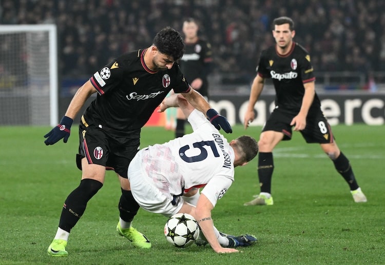 意甲联赛 凭借7个进球,奥尔索里尼成为了博洛尼亚的最佳射手