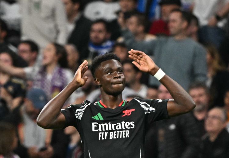Champions League: Bukayo Saka scored on the 65th minute of Arsenal's 1-2 win against Real Madrid