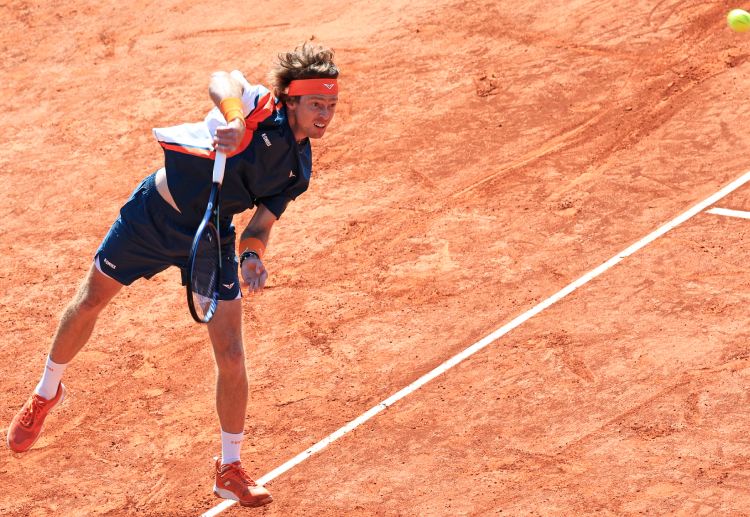 Defending Mutua Madrid Open champion Andrey Rublev has progressed to the third round