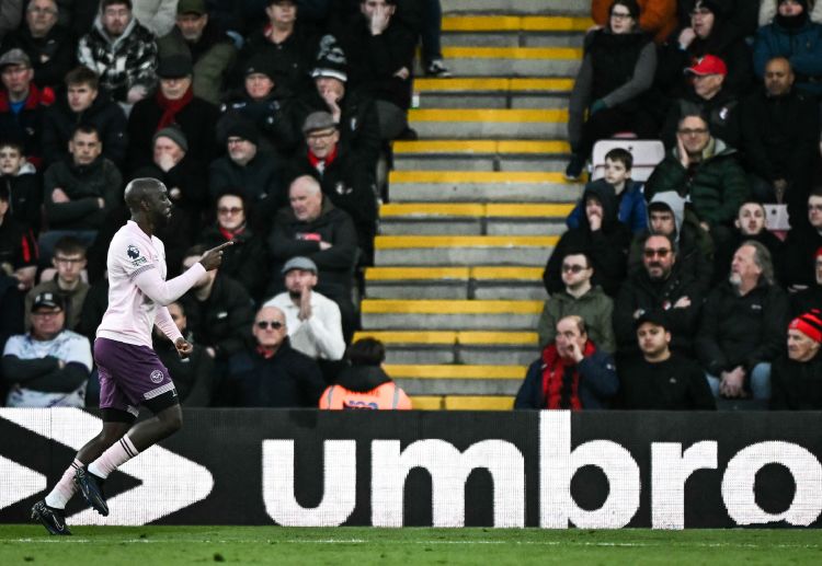 Yoane Wissa scored in Brentford's last Premier League match