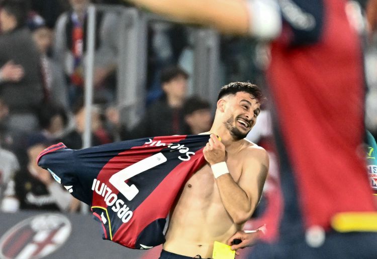 意大利杯 奥尔索利尼本赛季为博洛尼亚打入15球,是球队锋线的绝对核心。