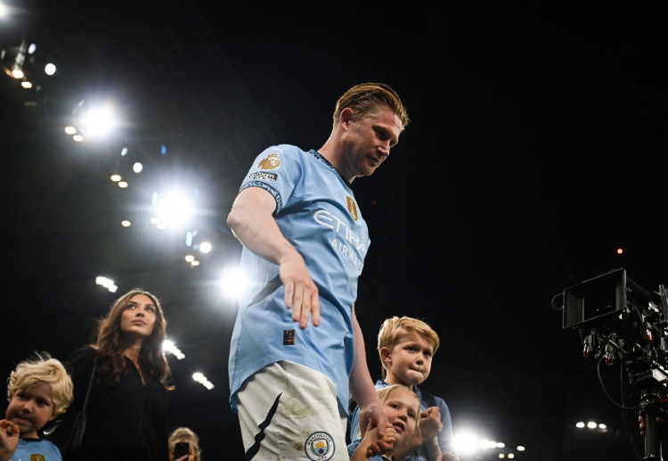 意甲联赛 这位比利时中场在上月的主场谢幕战中,受到了曼城球迷的热情告别