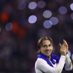 世界杯预选赛 克罗地亚中场依旧由老将莫德里奇坐镇，调度全队节奏。