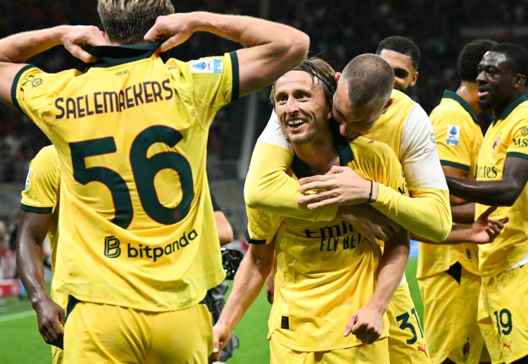 Luka Modric has swiftly won over Rossoneri supporters after his transfer to Serie A from La Liga’s Real Madrid