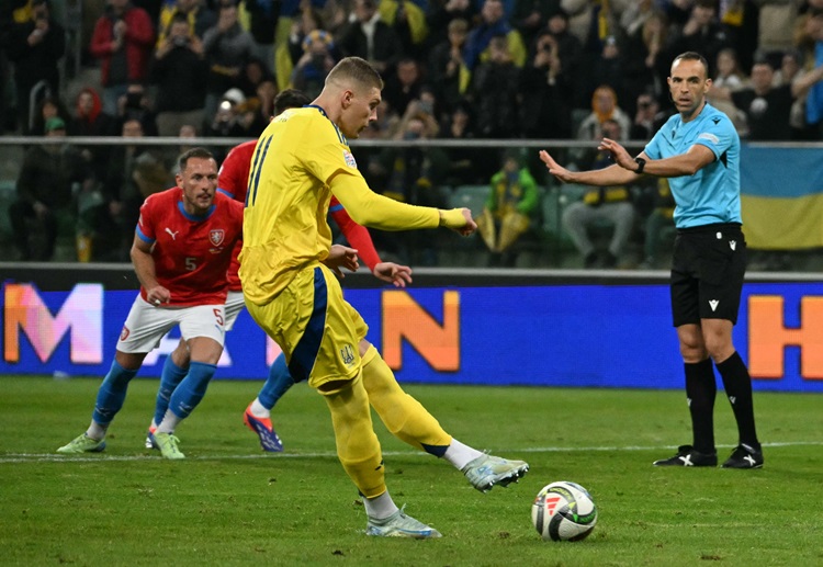 世界杯预选赛 乌克兰的胜负将取决于阿尔提姆·多夫比克的发挥