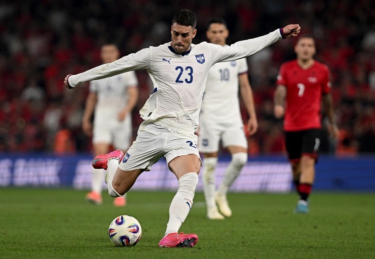 Dusan Vlahovic will spearhead Serbia in beating England in their World Cup 2026 qualifying match