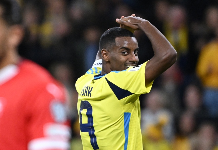 世界杯预选赛 伊萨克与约克雷斯的锋线组合未能发挥作用，瑞典进攻依然未能形成威胁。