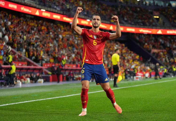 世界杯预选赛 梅里诺打出精彩表现，创造了三个进球机会，助西班牙主场以4比0战胜保加利亚。