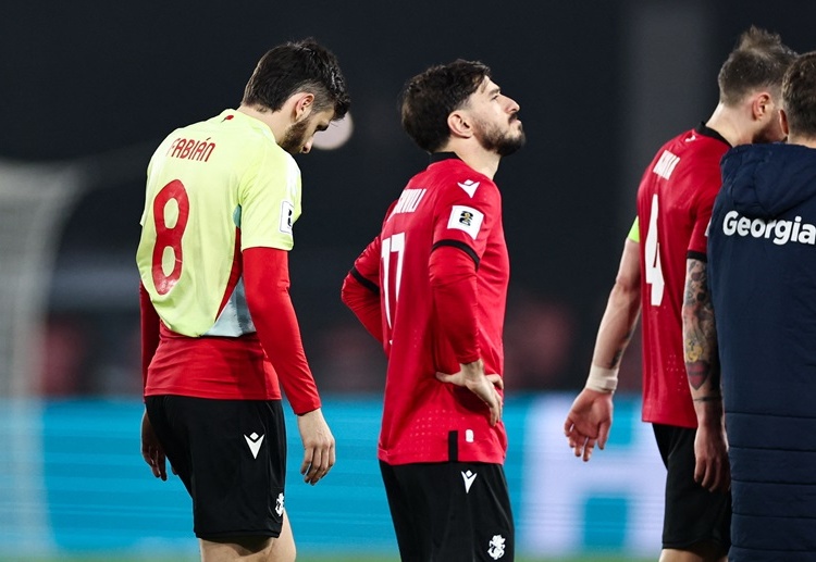 Statistik Georgia vs Spanyol di laga Kualifikasi Piala Dunia Zona Eropa