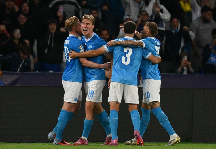 意甲联赛 霍伊伦德预计将继续出任单前锋，支撑那不勒斯锋线