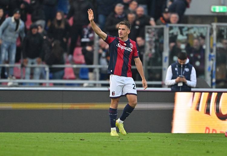 意甲联赛 达林加和卢库米各建一功，帮助博洛尼亚在主场掀翻劲敌