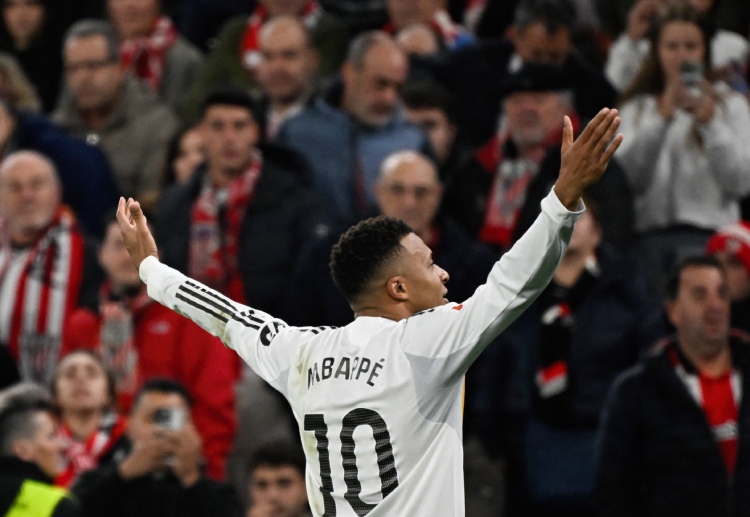 西甲联赛 姆巴佩贡献二射一传，助皇家马德里在客场3比0击败毕尔巴鄂，终止此前三轮平局。